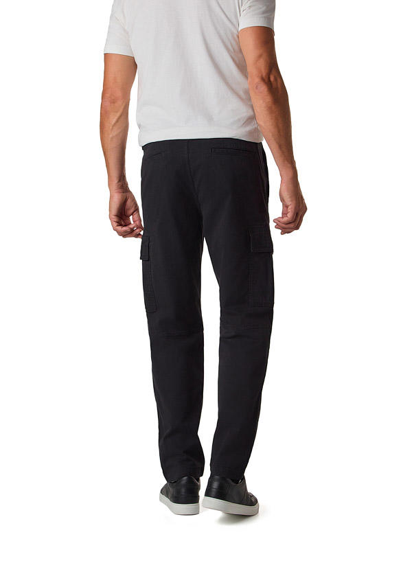 BOSS Orange, Cargohose Sisla, Baumwolle, schwarz