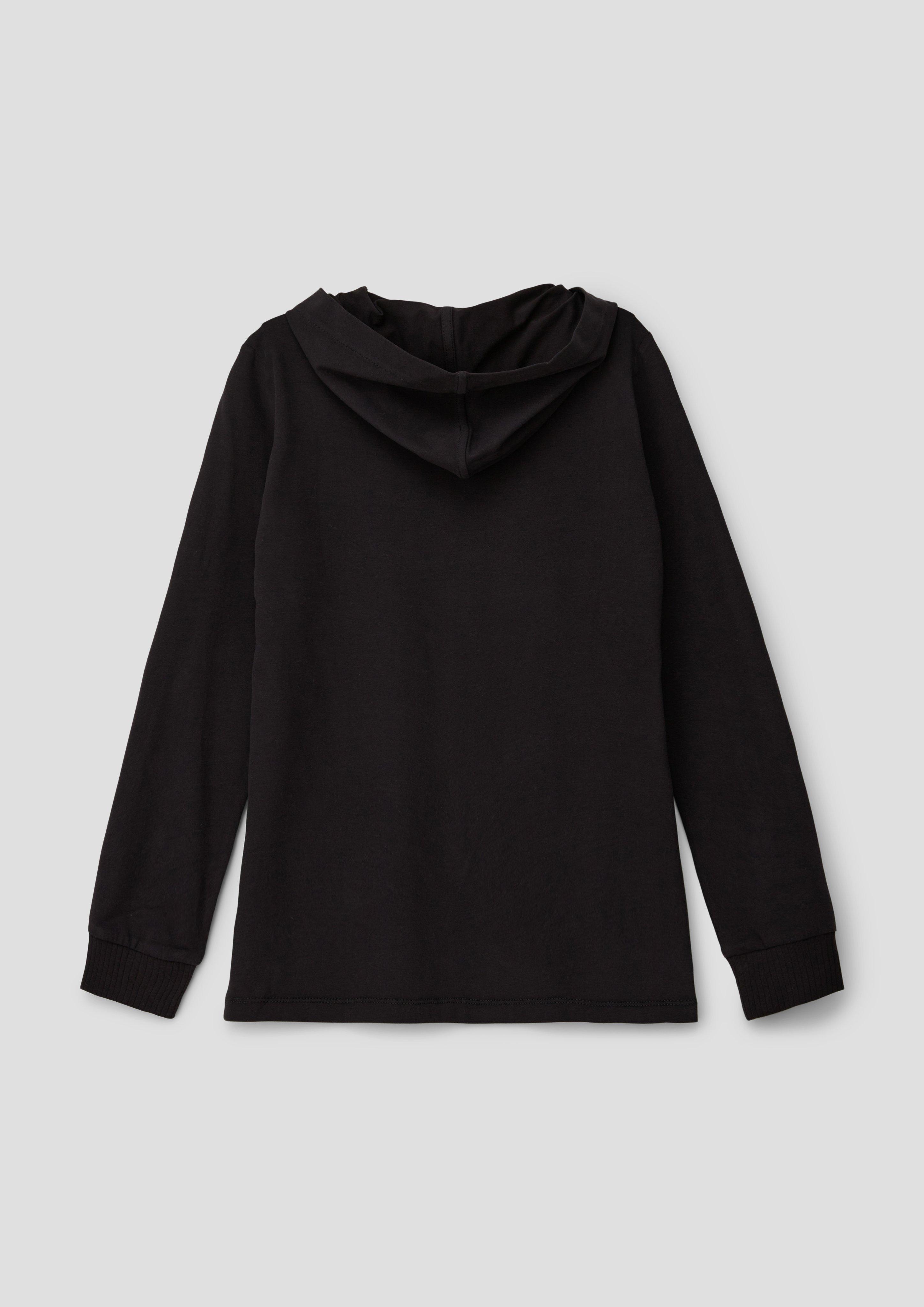 Longsleeve mit Kapuze  2134084-9999