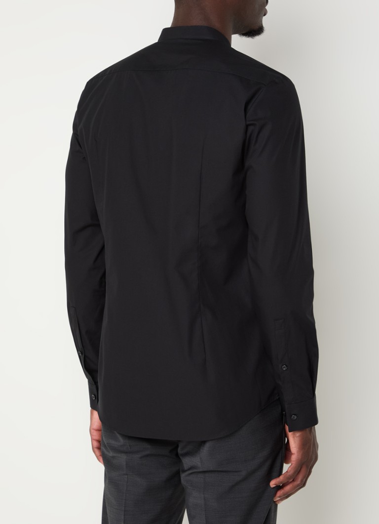 Slim fit srajca HUGO BOSS Kaleb z ovratnikom Mao