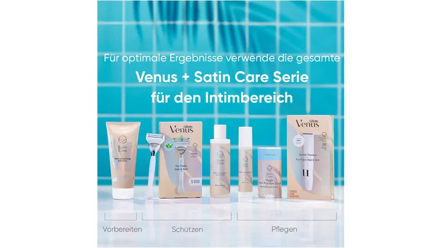 Gillette Venus Klingen Satin Care Intimrasur