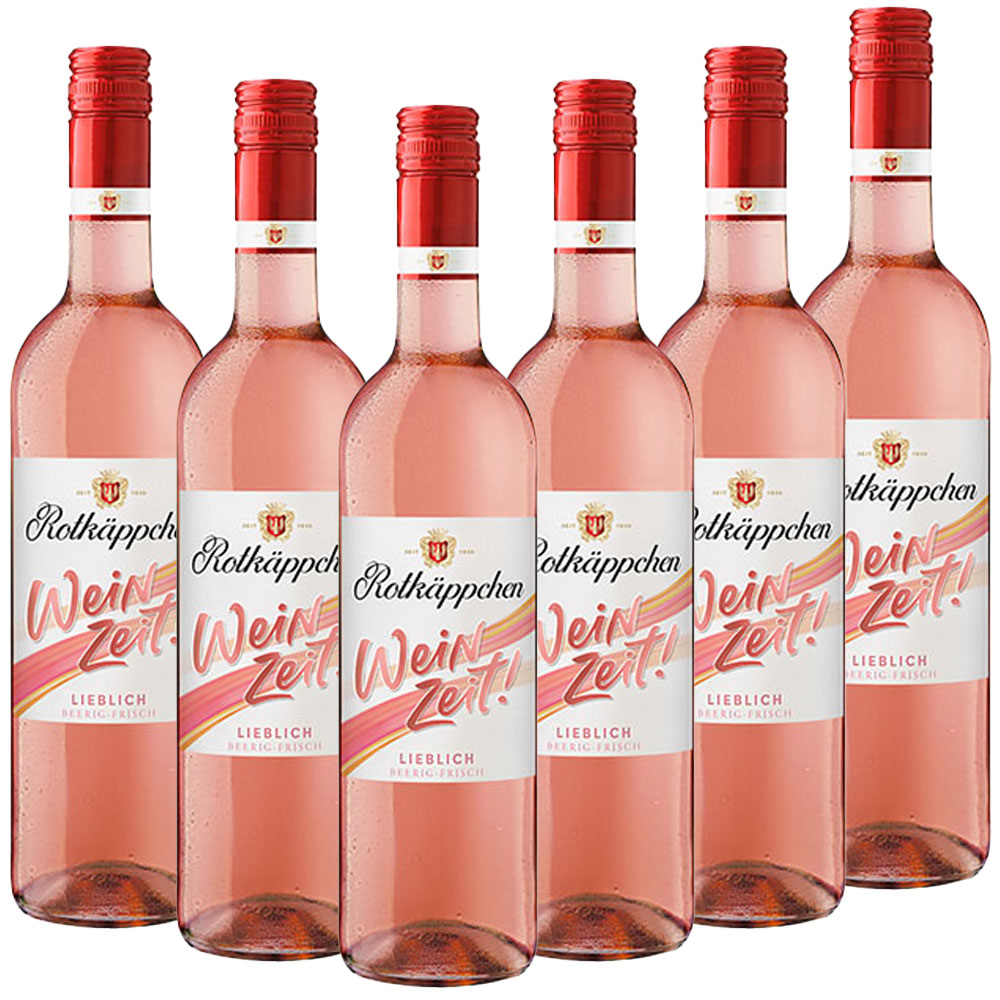 Rotkäppchen Rosè Weinzeit lieblich - 6er Karton