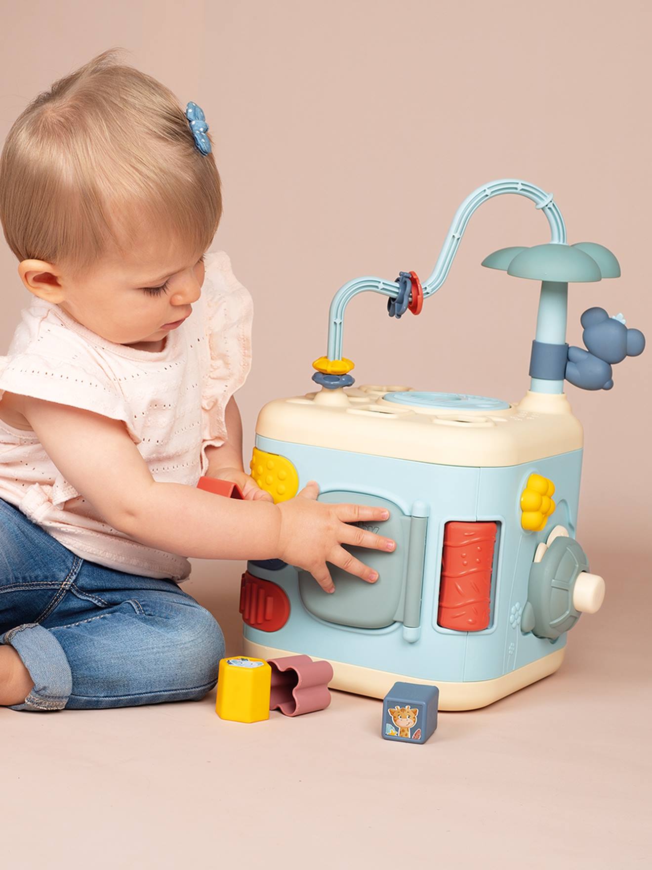 Smoby Baby Activity-Würfel Explor Cube Little Smoby SMOBY - mehrfarbig