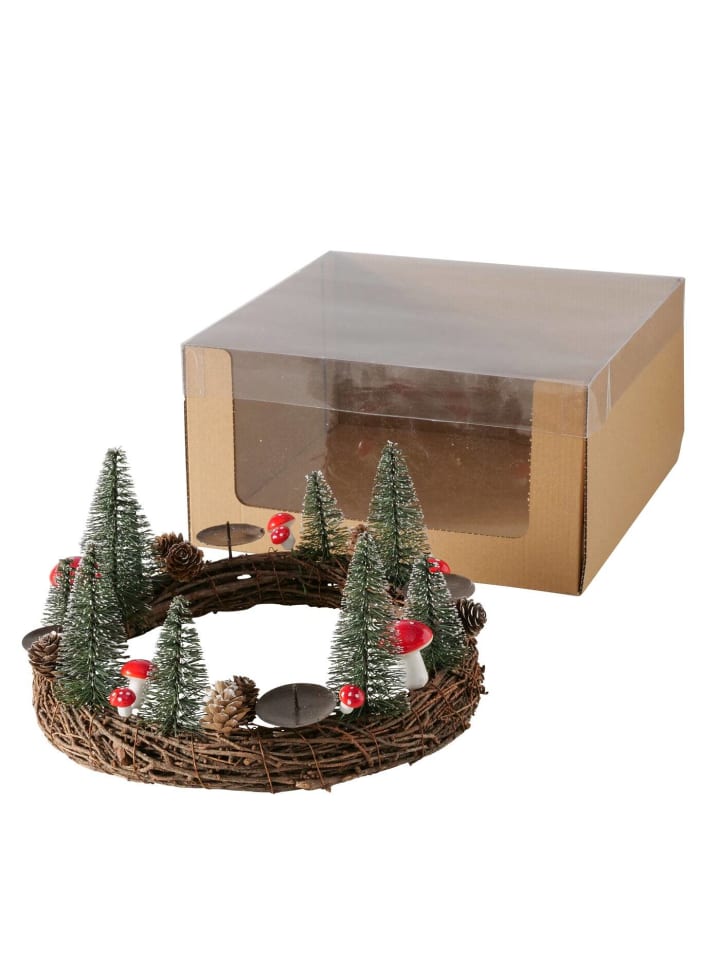 Boltze Adventskranz in mehrfarben günstig kaufen onesize