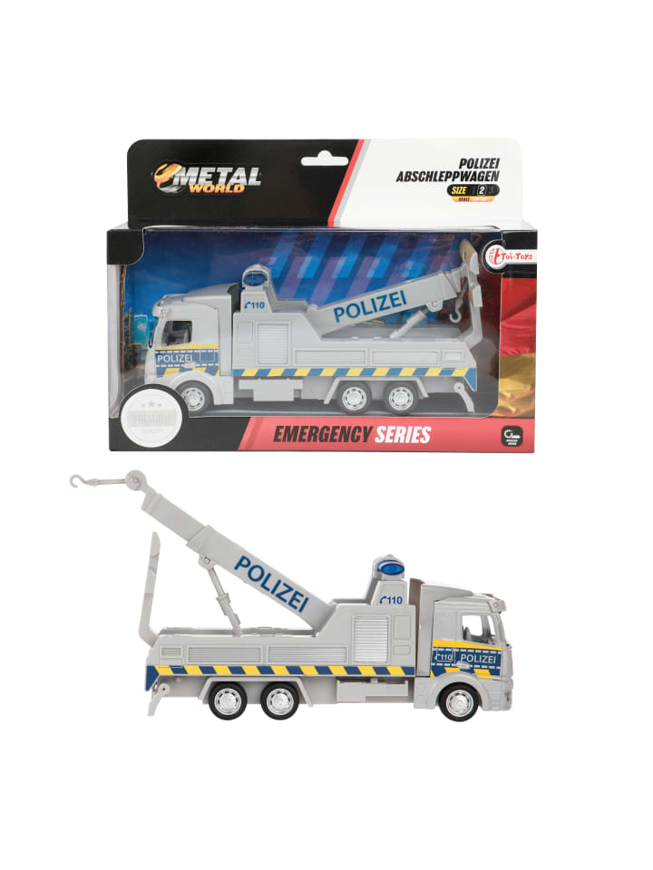Toi-Toys Metal World Spielzeugauto Polizei Abschleppwagen mit Rückzugmotor in mehrfarbig günstig kaufen onesize