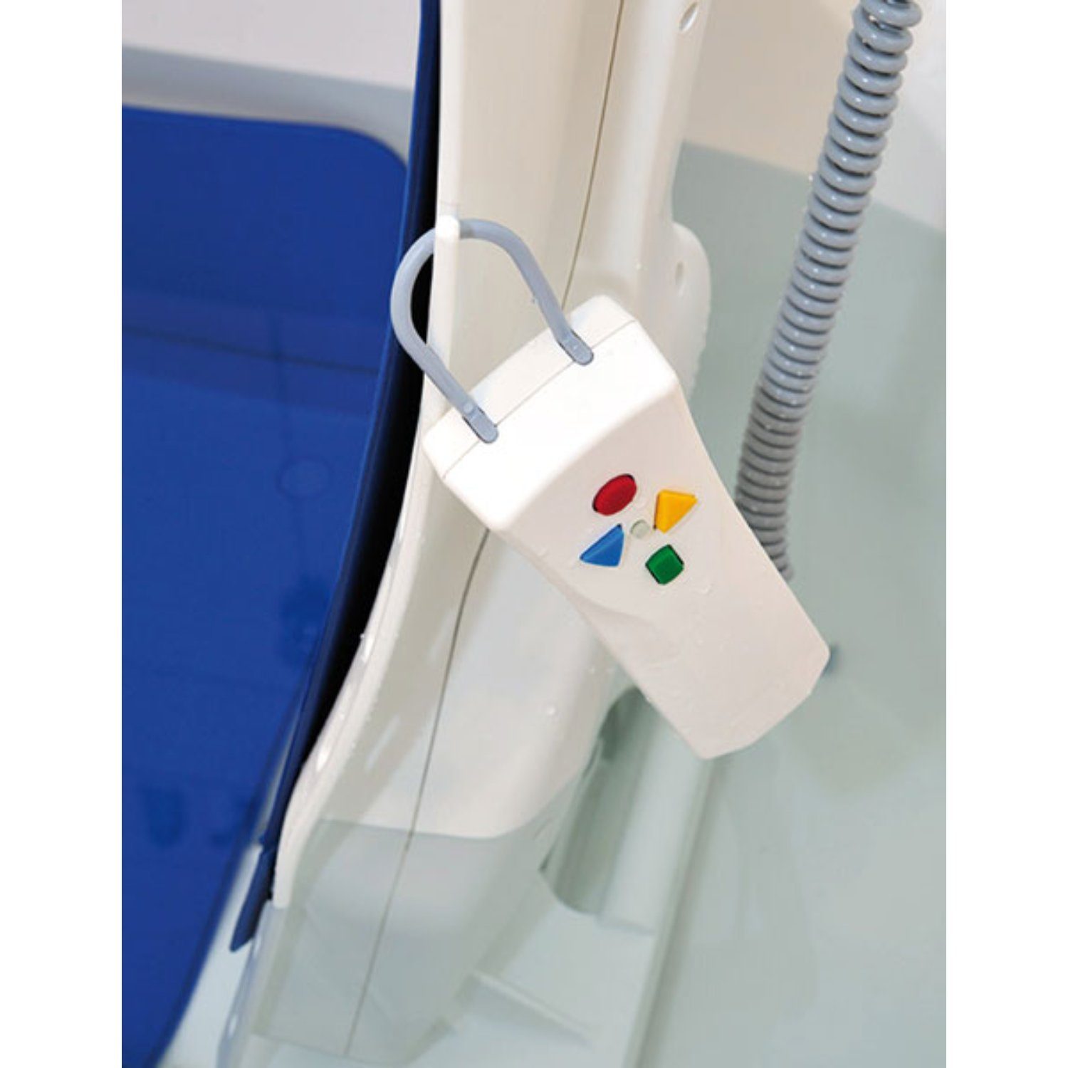 Drive Medical Badewannensitz Badewannenlifter Bellavita 2G mit Classic Bezug Blau, Leichtester in seiner Klasse