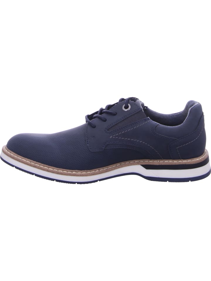 s.Oliver Schnürschuh in blau günstig kaufen