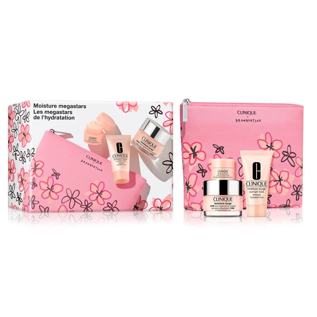 Moisture Surge MOISTURE MEGASTARS - kosteusboostiin - Kosteuttava setti, 24 tunnin kosteuttava kasvohoito