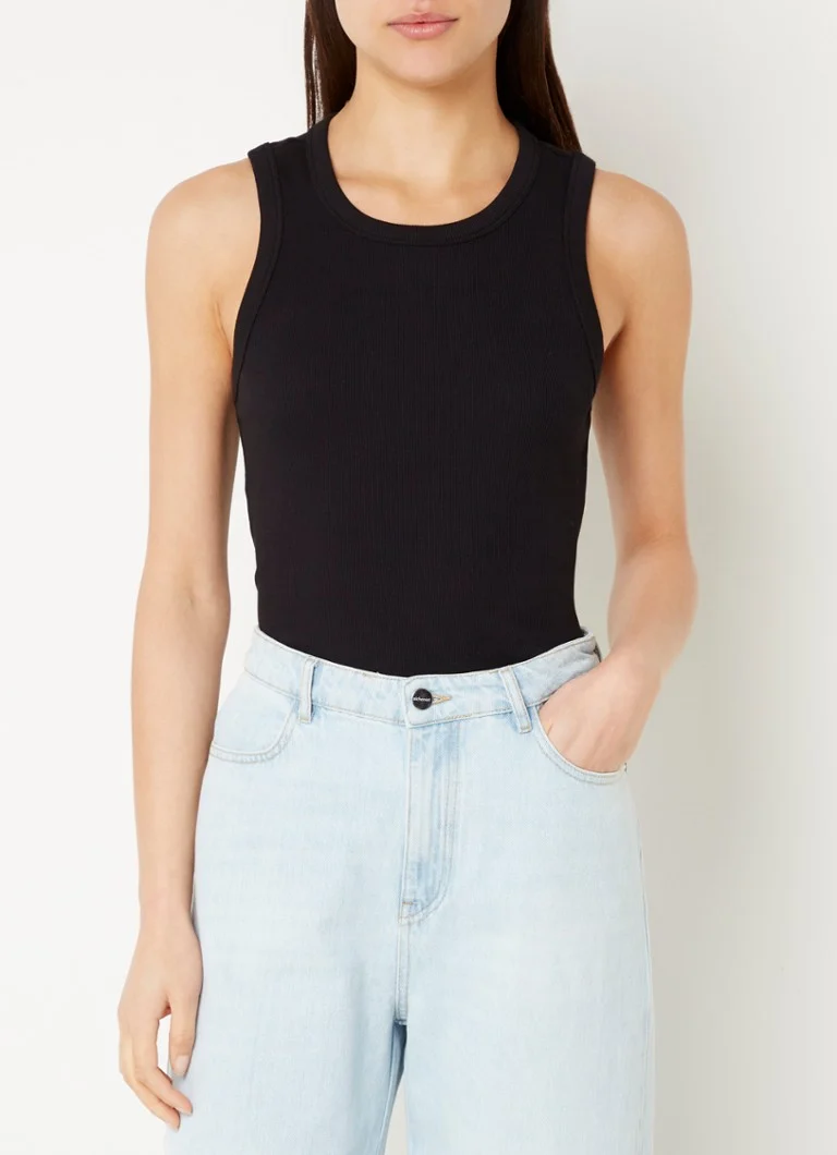OPUS Ilesso ribbed tank top