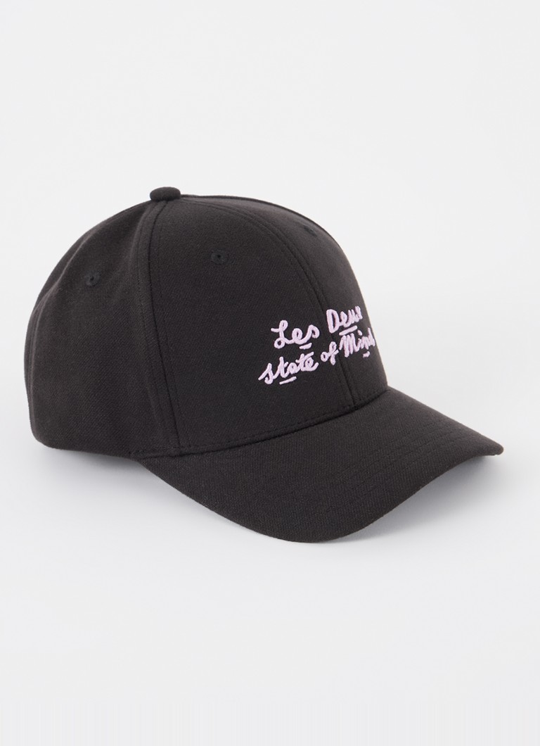 Cappellino Les Deux Luca con logo ricamato