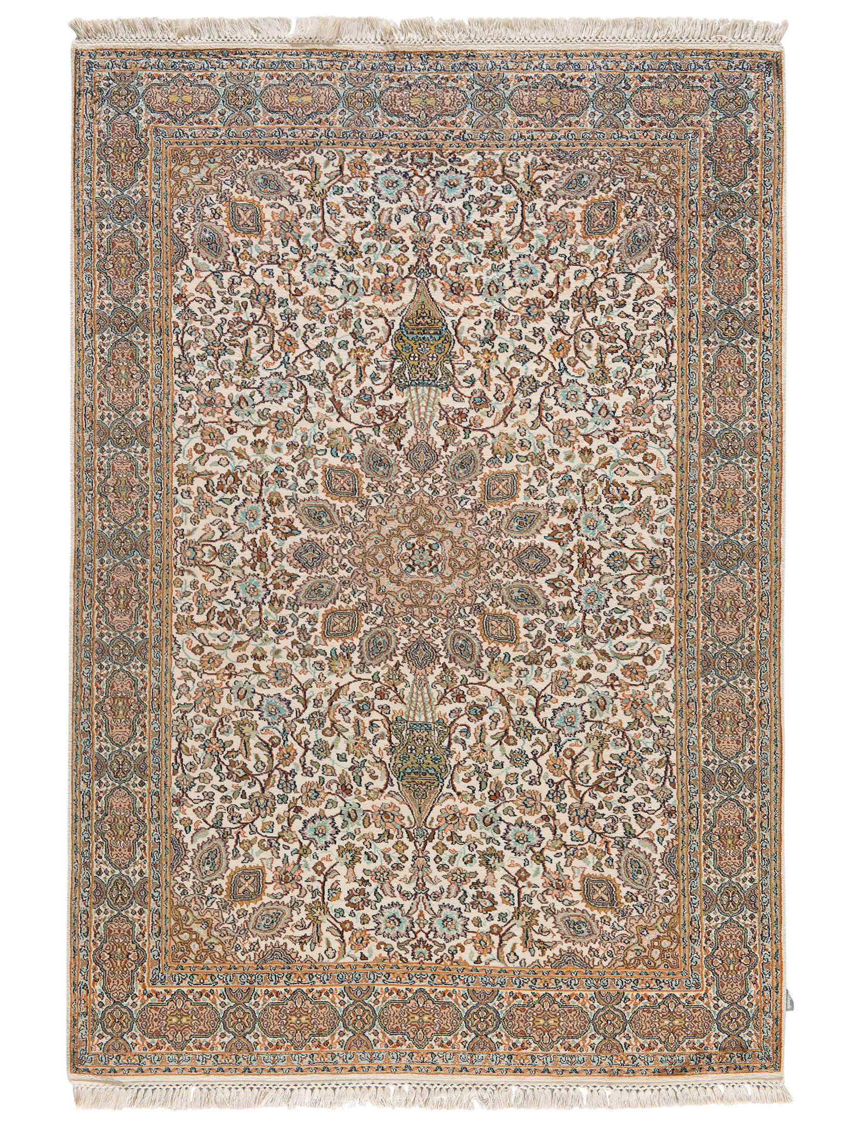 Kaschmir Seide 18/18 ca. 127 x 181 cm, Unikat / Einzelstück