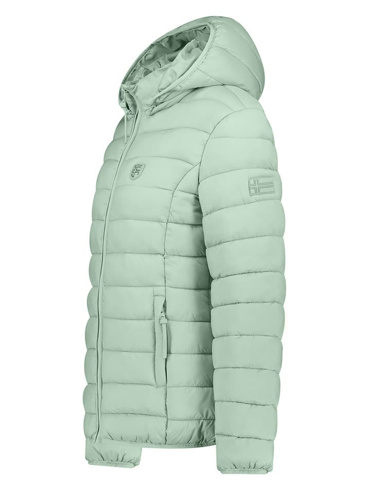 Geographical Norway Steppjacke in Grün günstig kaufen