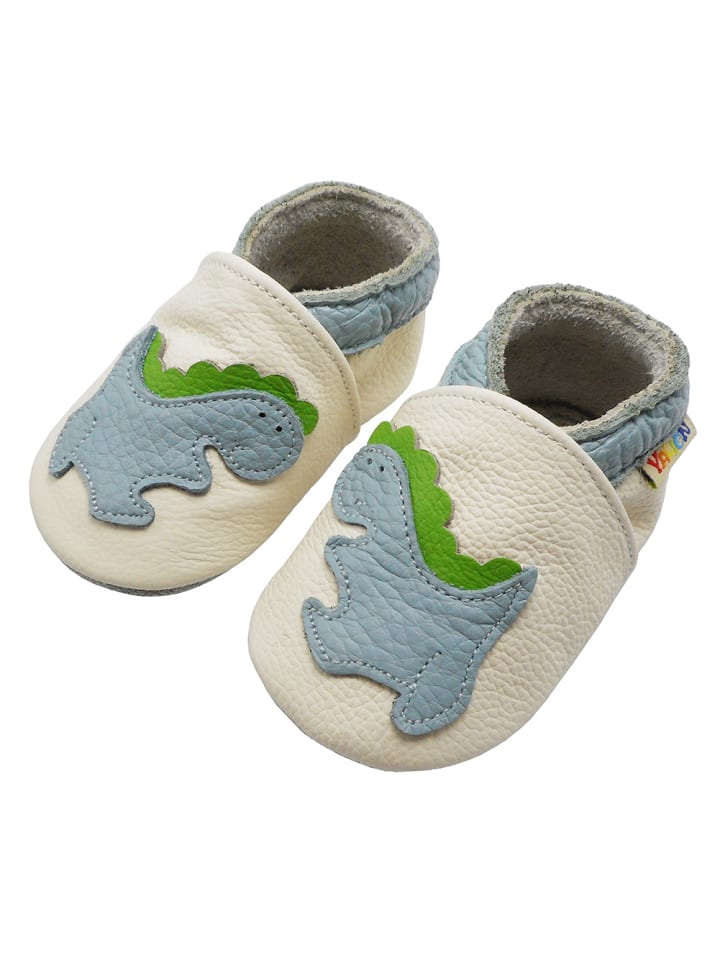 Yalion Leder-Krabbelschuhe 