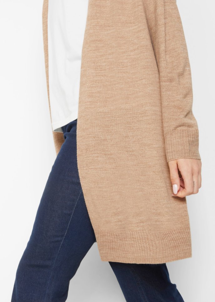 Offene Strickjacke