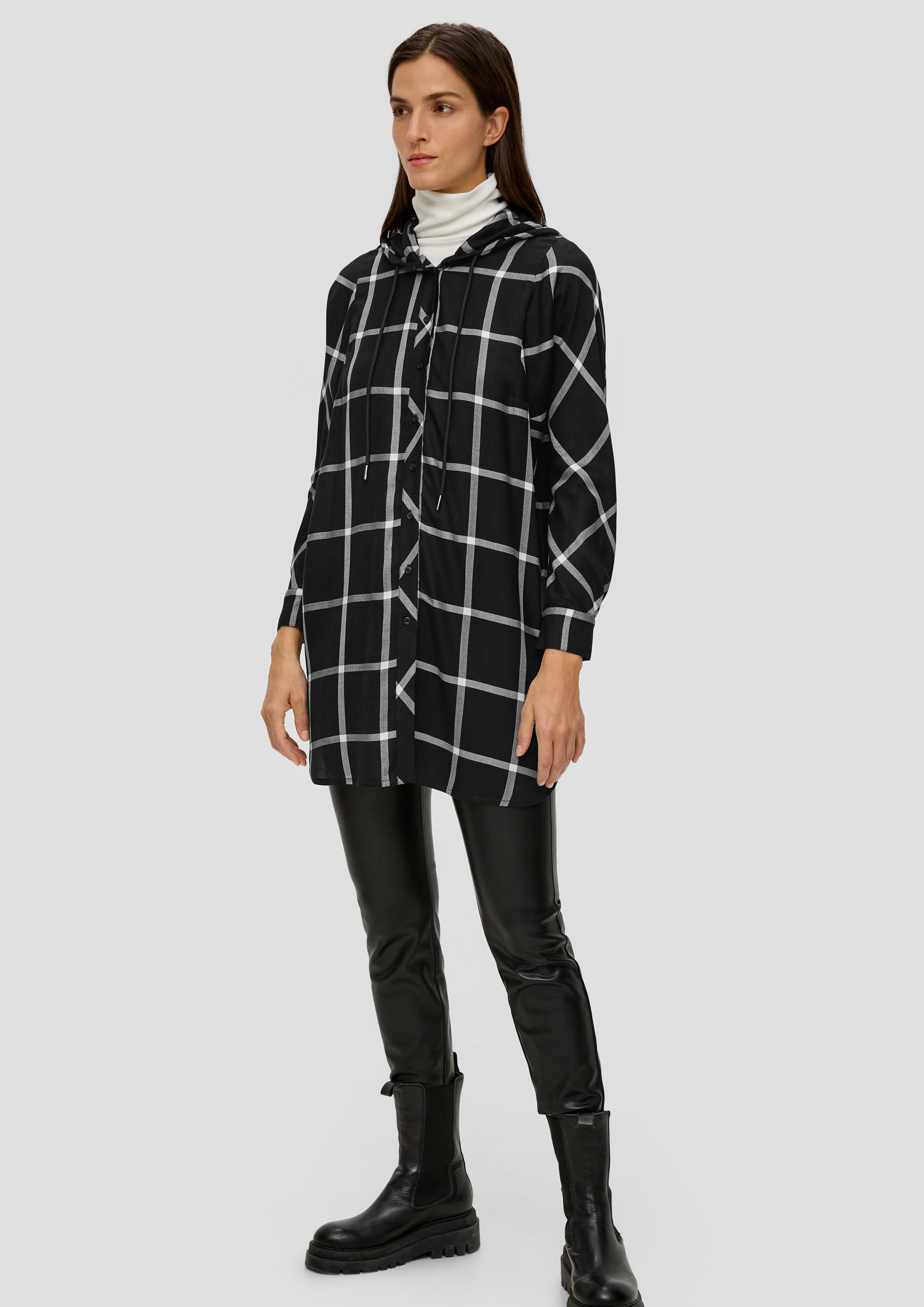 Longbluse aus Viskosemix  2139185-99N3