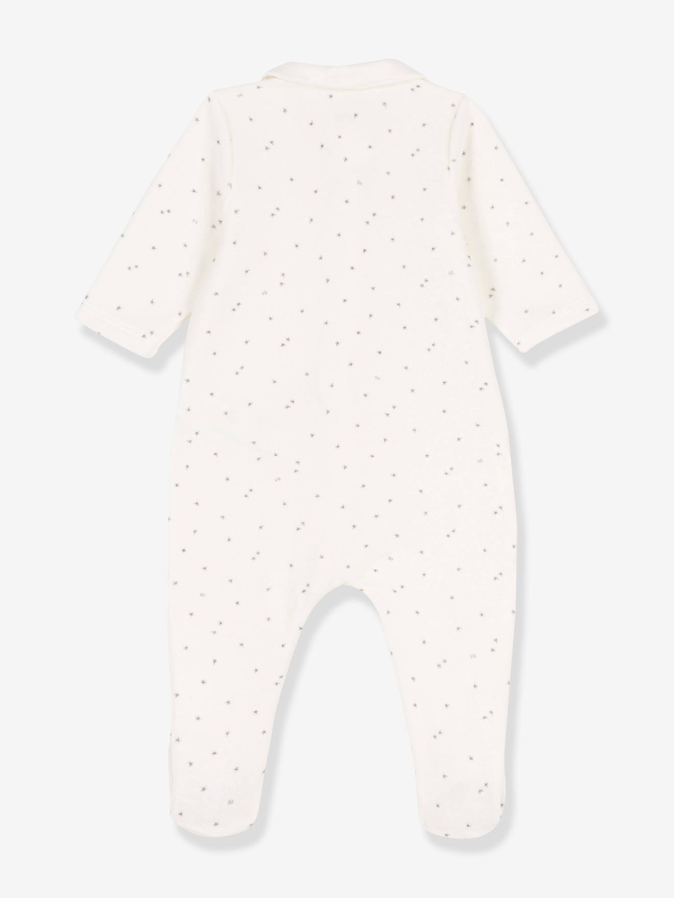 Petit Bateau Baby Strampler PETIT BATEAU, Bio-Baumwolle - weiß