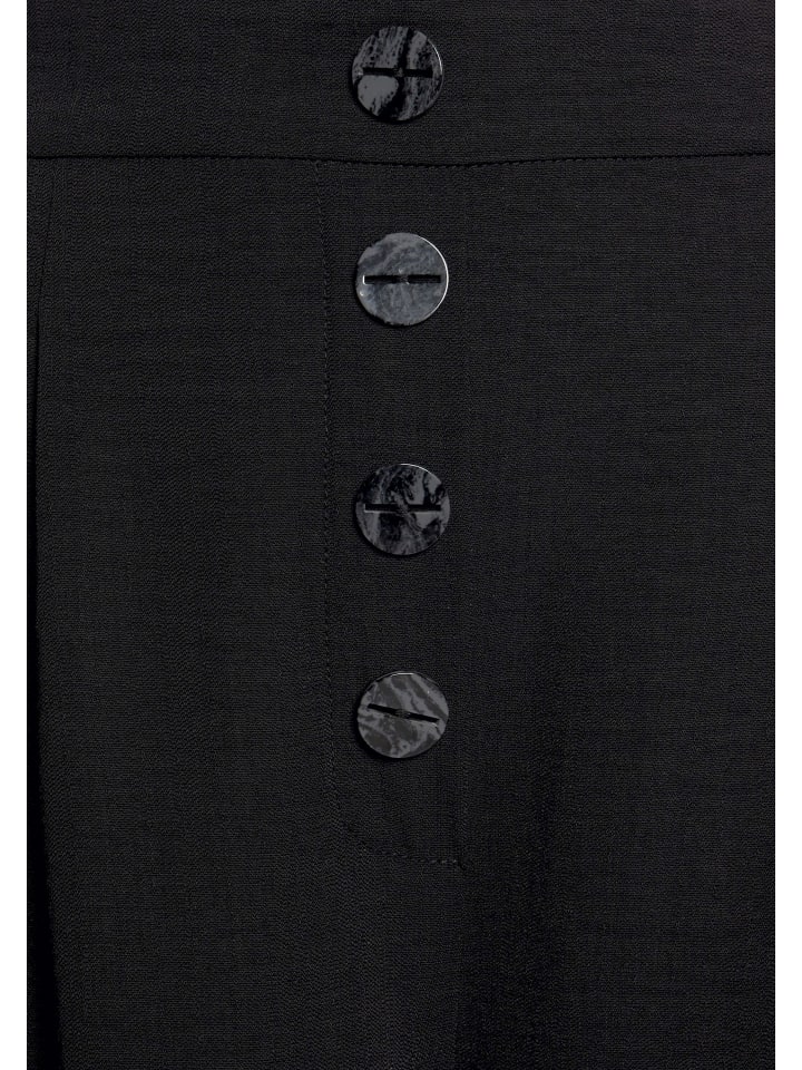 LASCANA Palazzohose in schwarz günstig kaufen