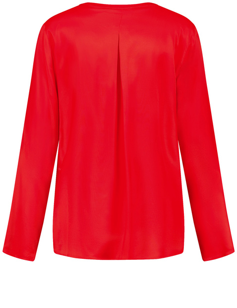 Nachhaltige Bluse mit Tunikaausschnitt