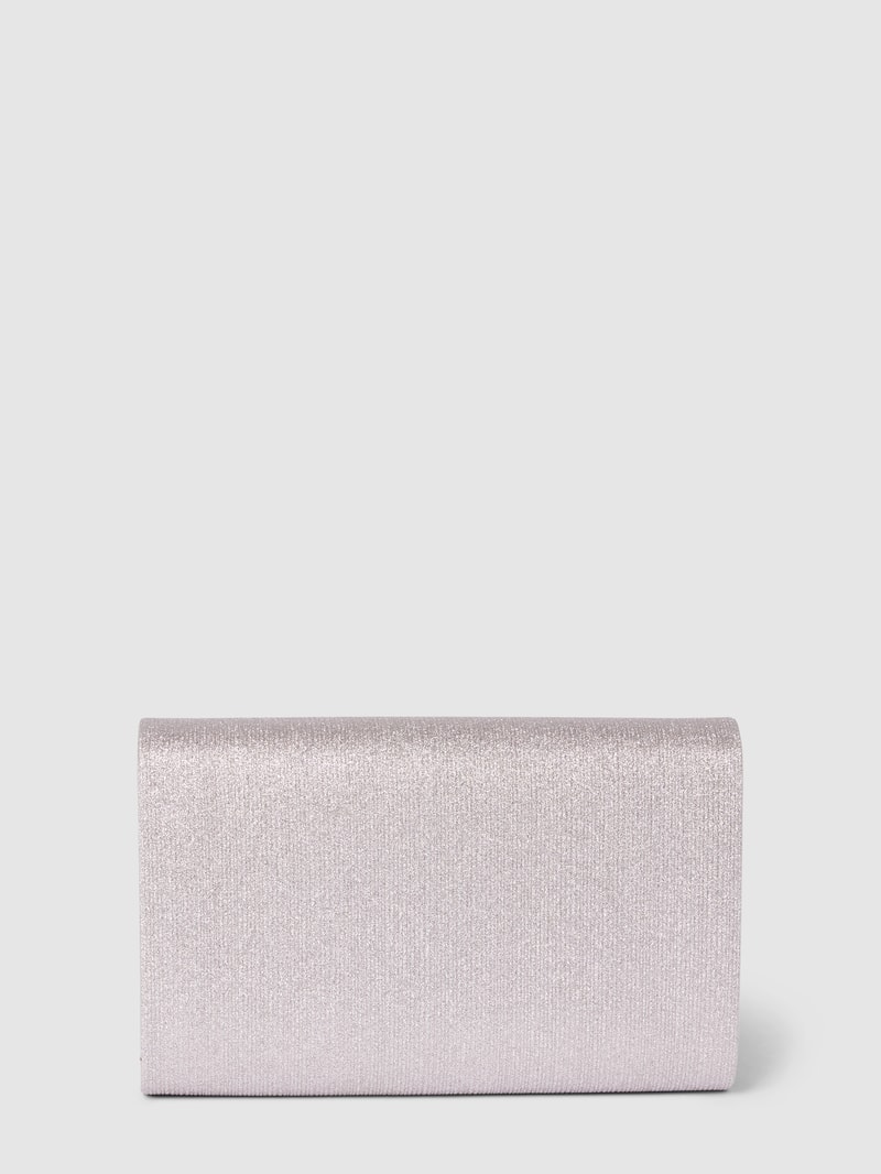 Kuvert-Clutch in schimmernder Optik in lavendel