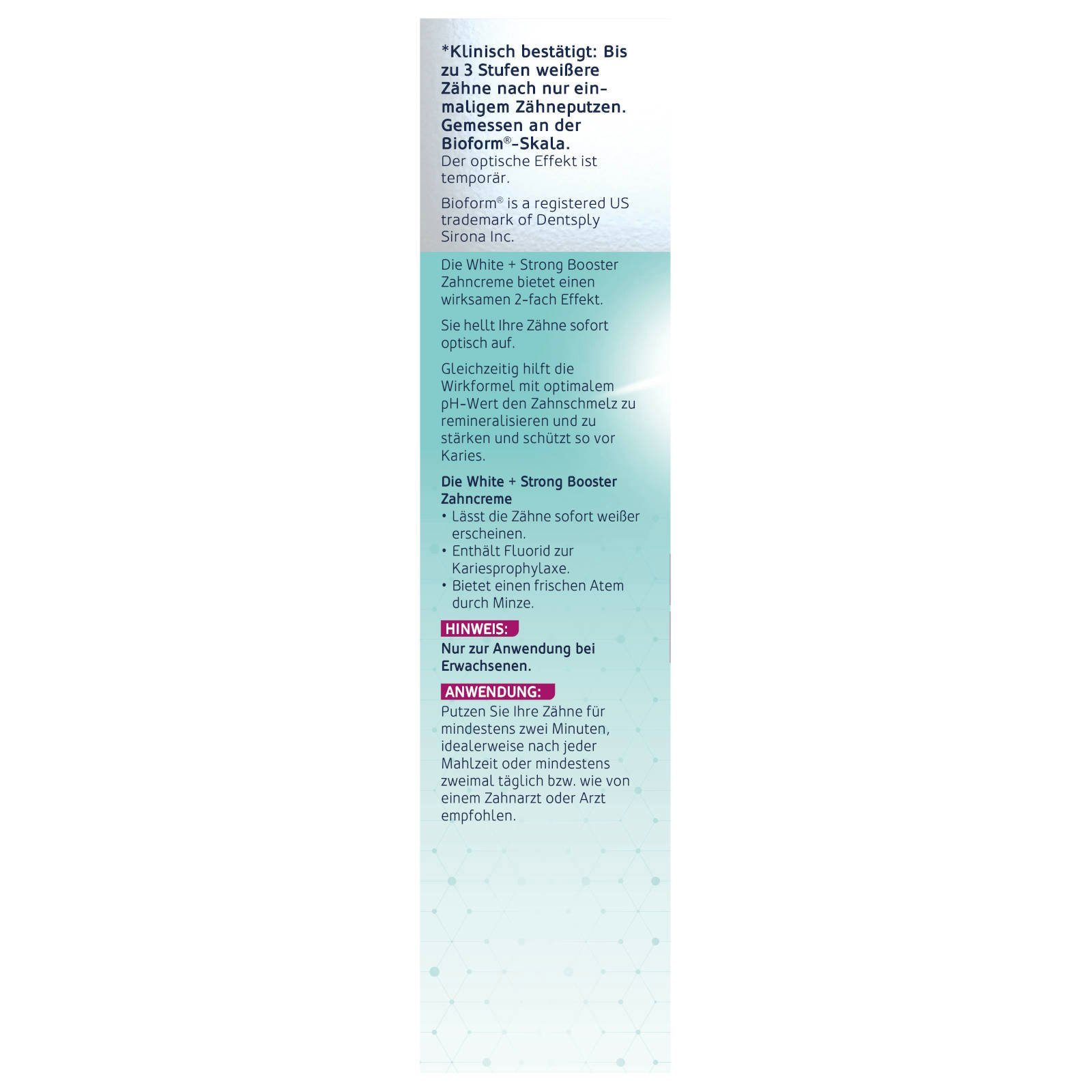 Rapid white Zahnbleaching-Kit STRONG BOOSTER Zahncreme 75 ml + 2x Rapid White Express Bleaching