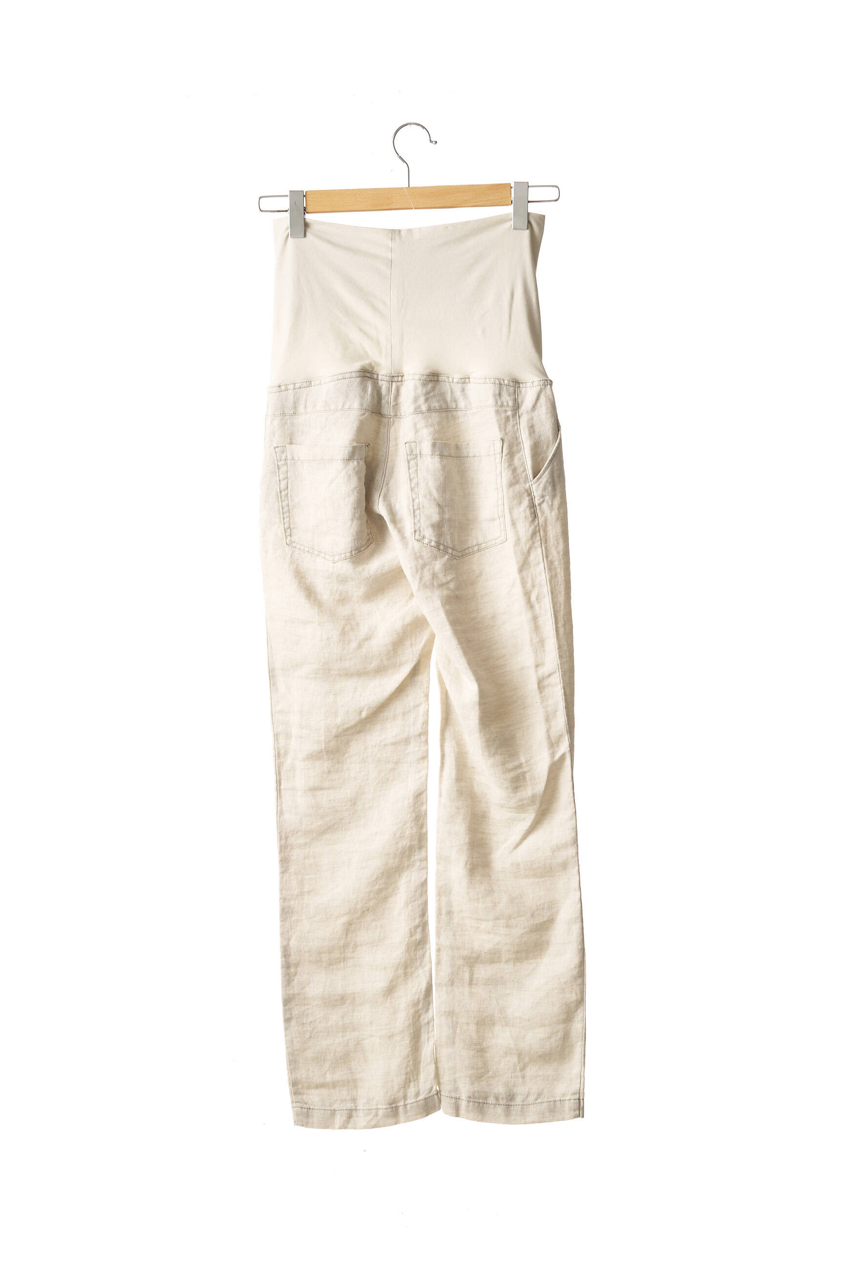 Love2wait Pantalons Maternite Femme couleur beige