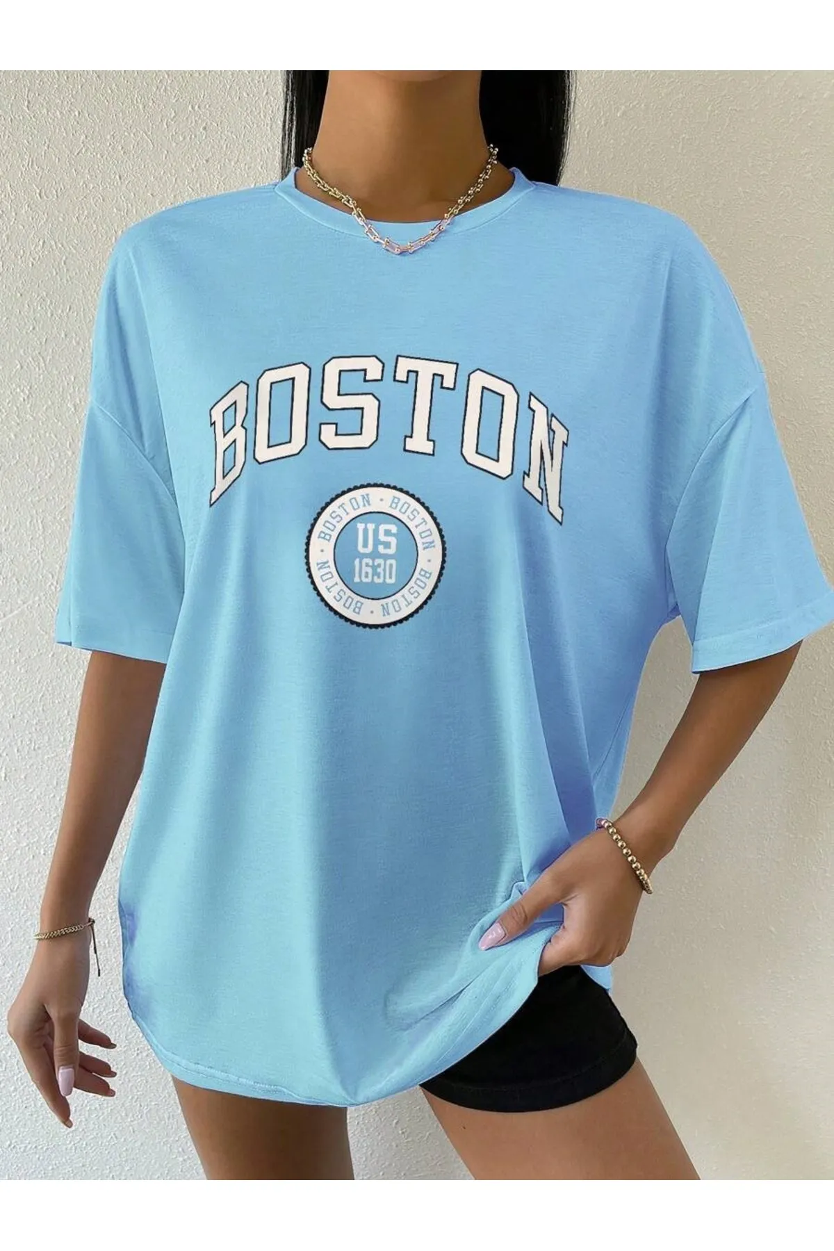 MOONBULL  T-Shirt - Blau - Regular Fit