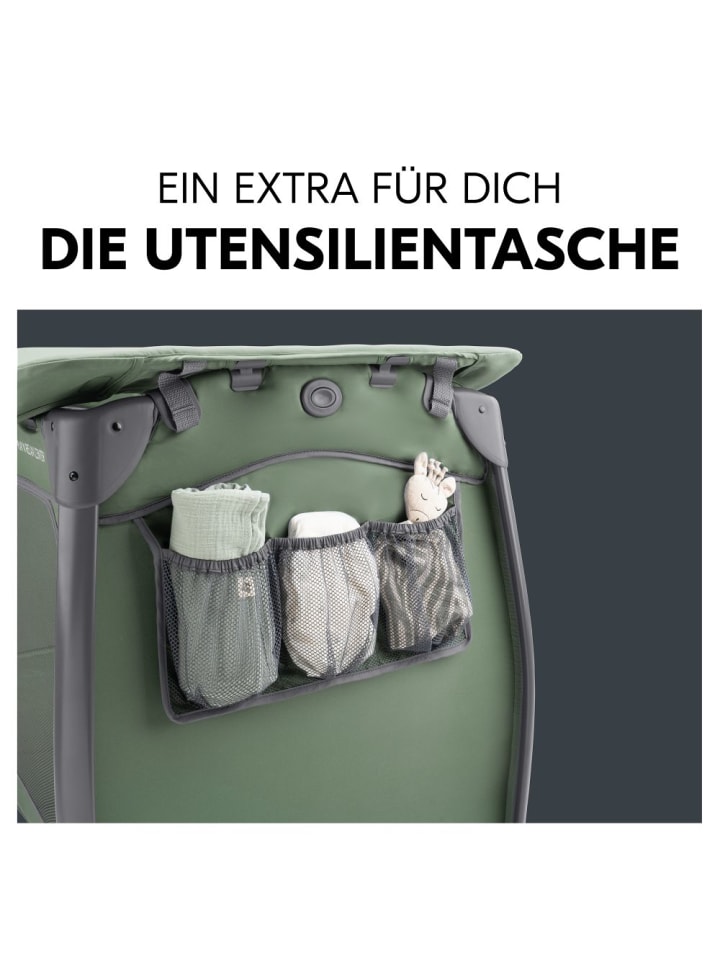 Hauck Reisebett Play N Relax Center mit Wickelauflage, höhenverstellbar in gruen günstig kaufen onesize