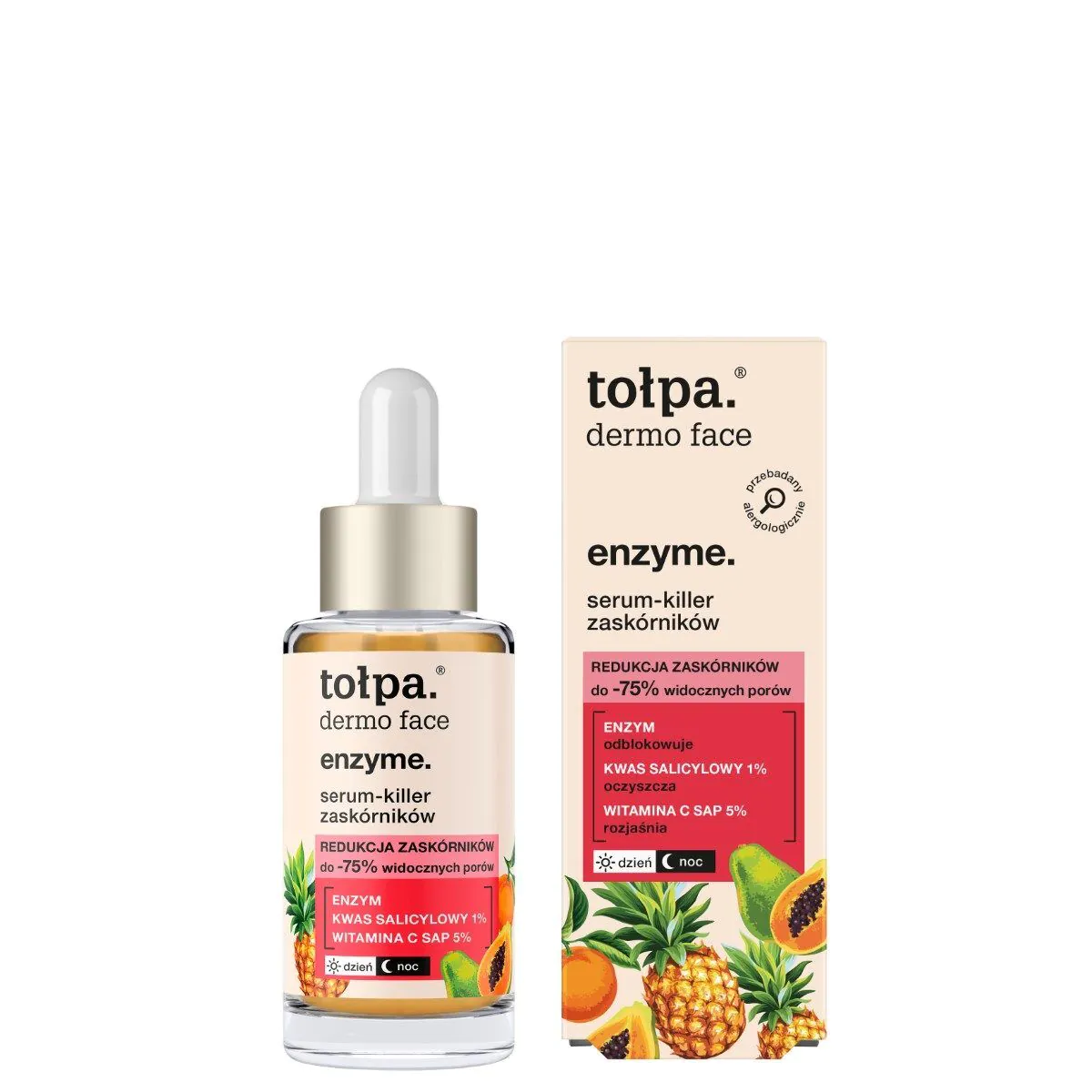 Tołpa Dermo Face Enzyme Serum - ubija mitesere