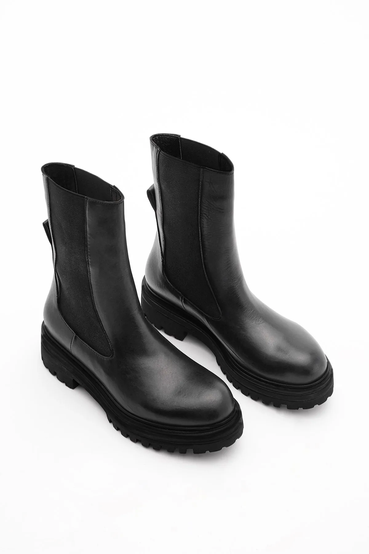 Marjin  Stiefelette - Schwarz - Flacher Absatz