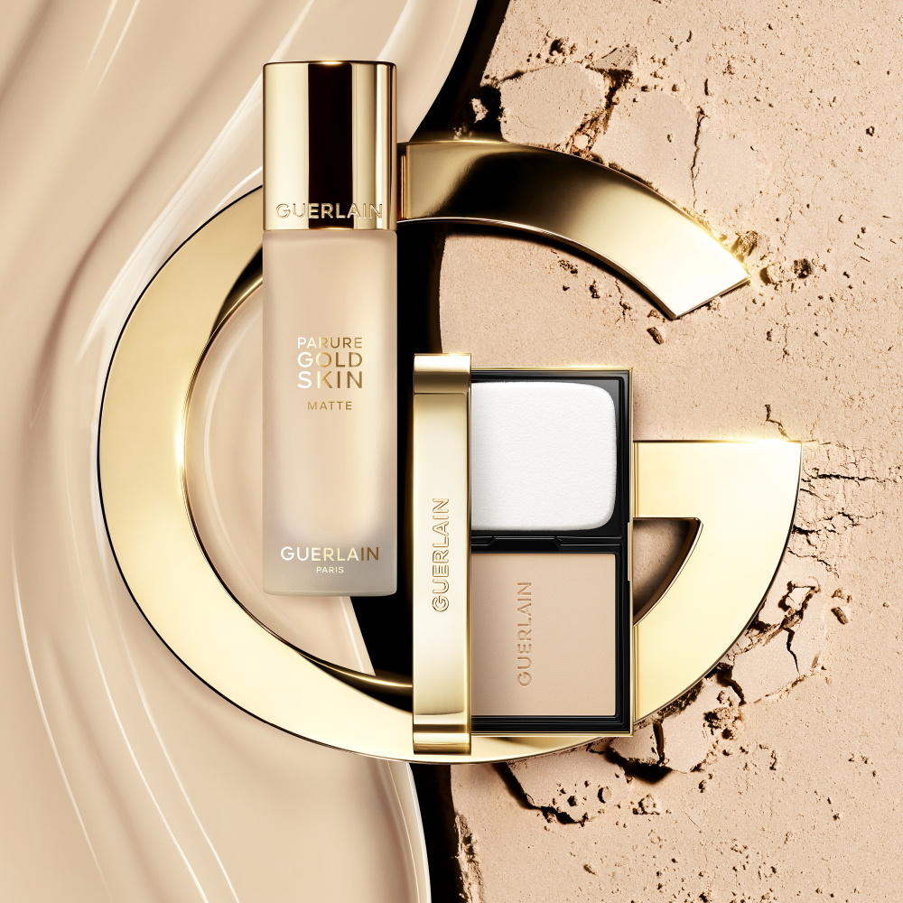 Guerlain Parure Gold Skin Control Fond de Teint Compact Haute Perfection & Matité - Effet rajeunissant - tenue 24h