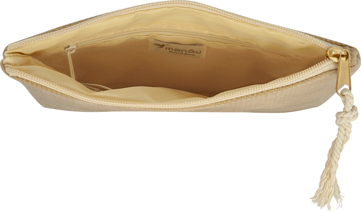 Kosmetiktasche beige \Love\