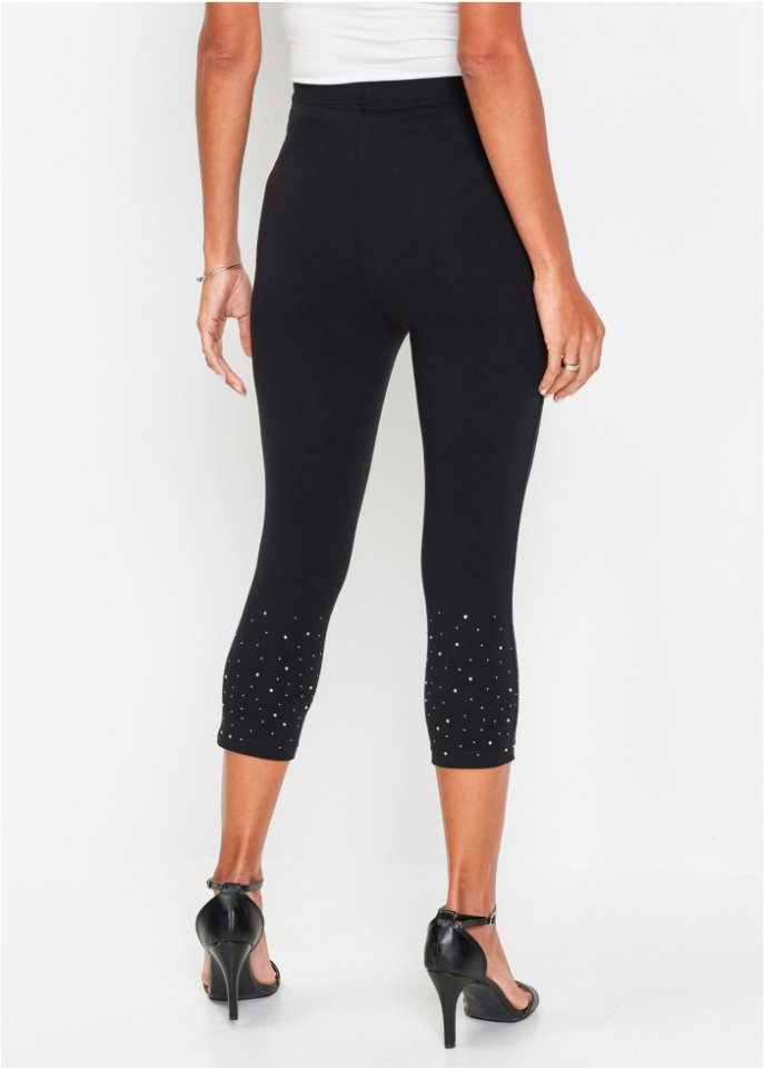 Leggings mit Glitzersteinen
