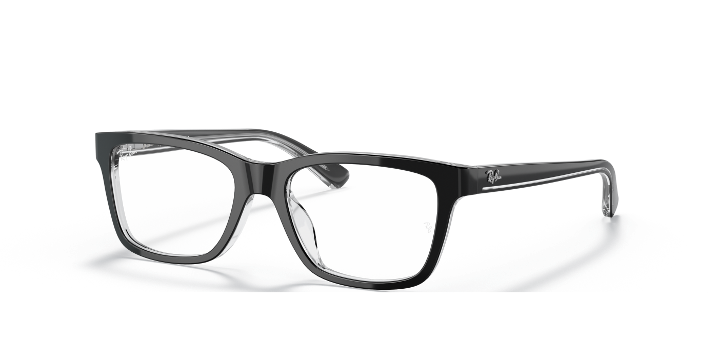 RB1536 OPTICS KIDS - Negru lucios pe transparent