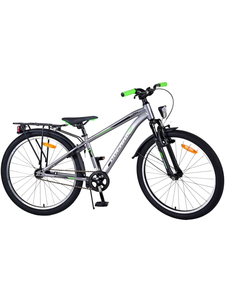Volare Kinderfahrrad Cross für Jungen 24 Zoll Kinderrad in Dunkelgrau 8 Jahre günstig kaufen onesize