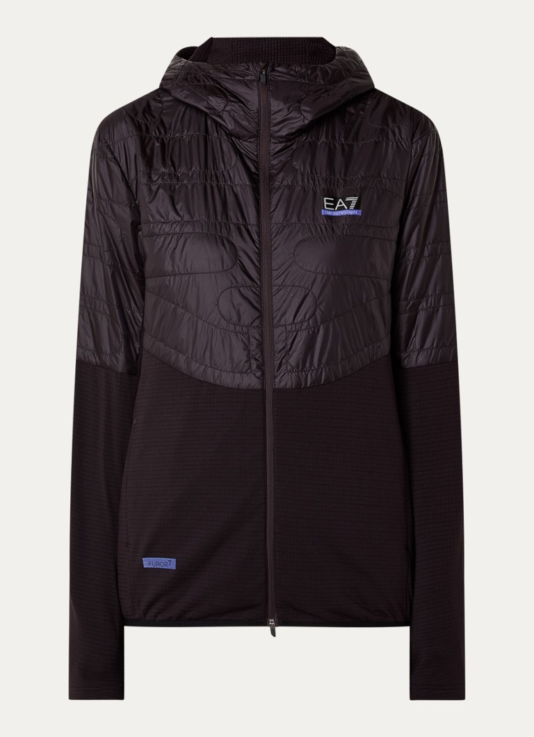Kamizelka treningowa Emporio Armani z kapturem i logo