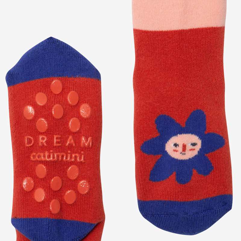 Chaussettes fille antidérapantes roses Catimini