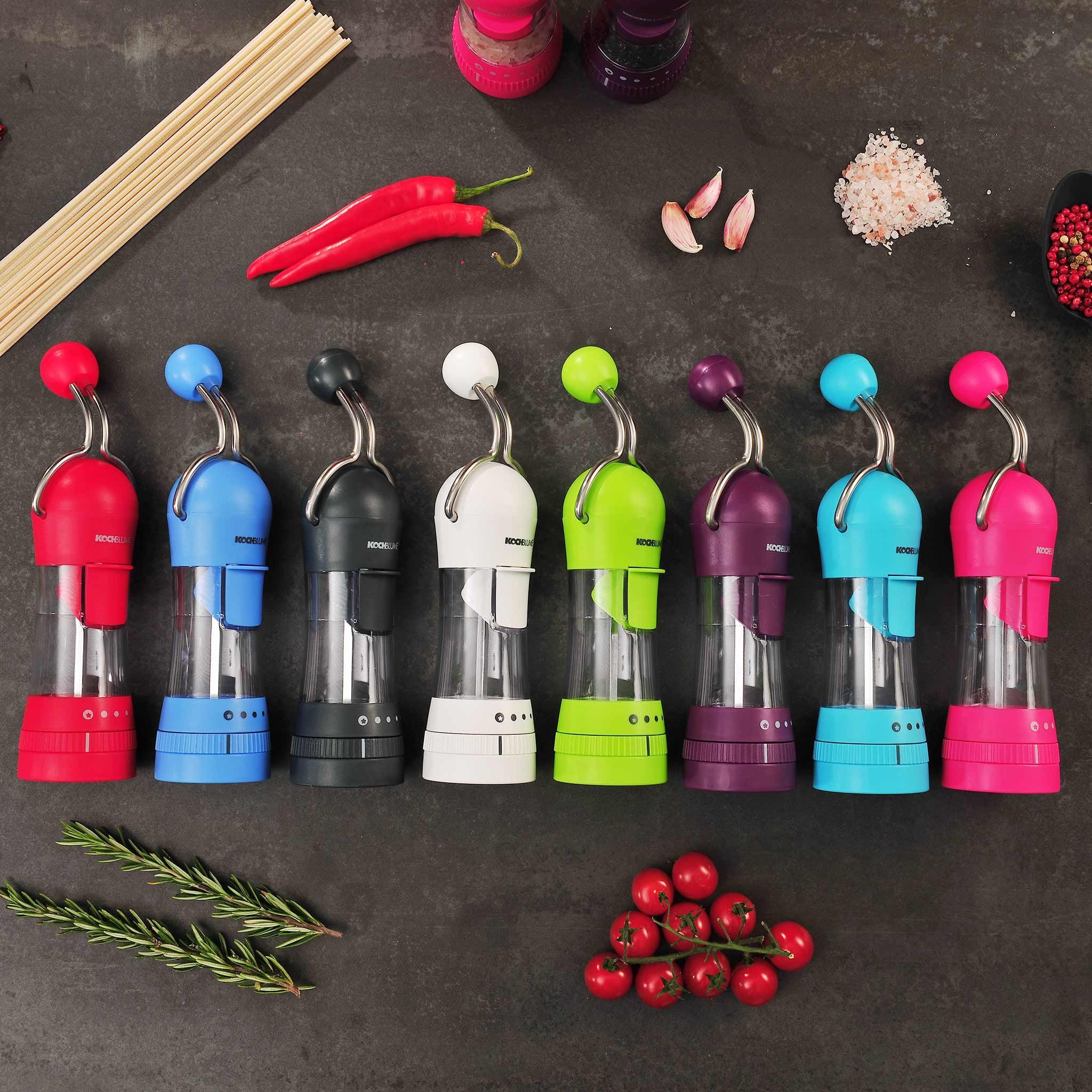 Kochblume Gewürzmühle, mit Silikonfuß