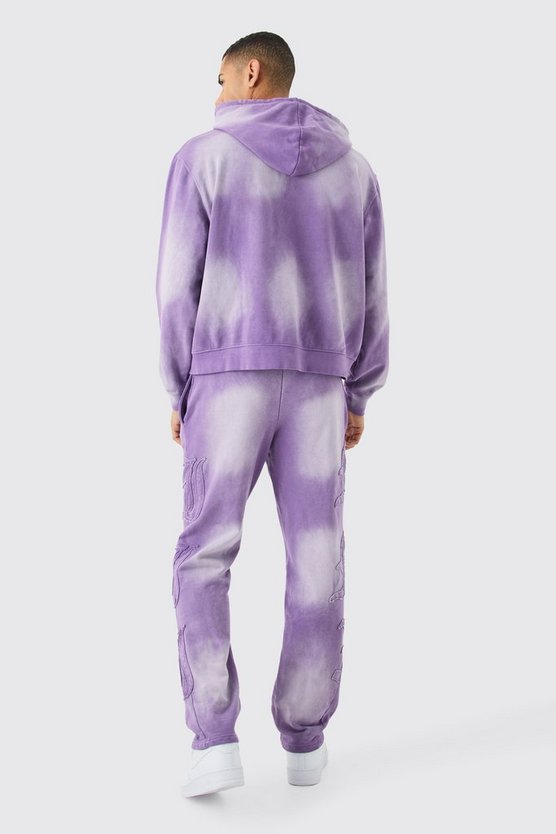 Gebleichte Oversize Jogginghose