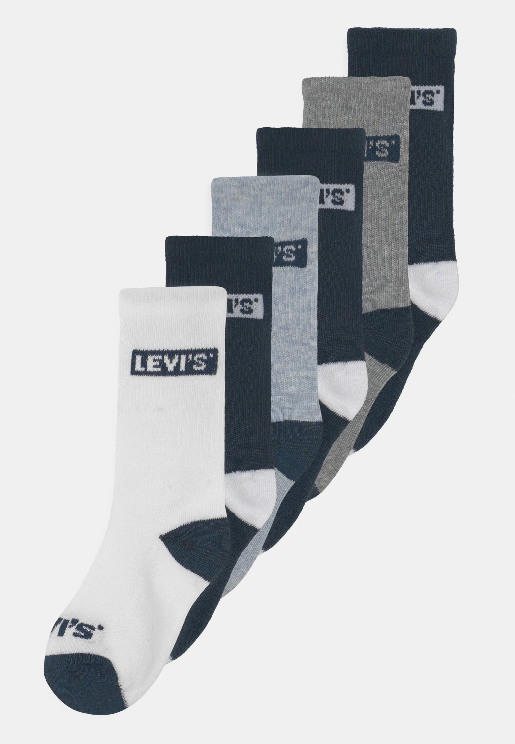 Levi's® HIGH CUT PACK DE 6 UNISEX - Calcetines