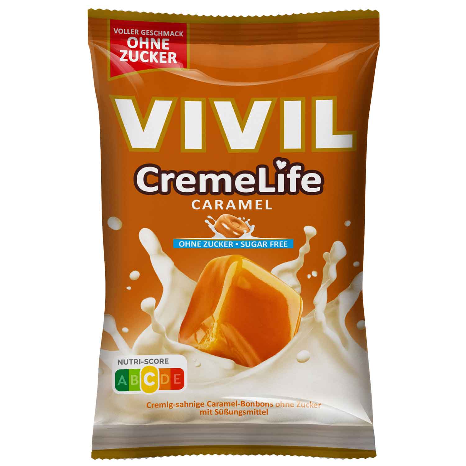Vivil CremeLife Caramel ohne Zucker 110g
