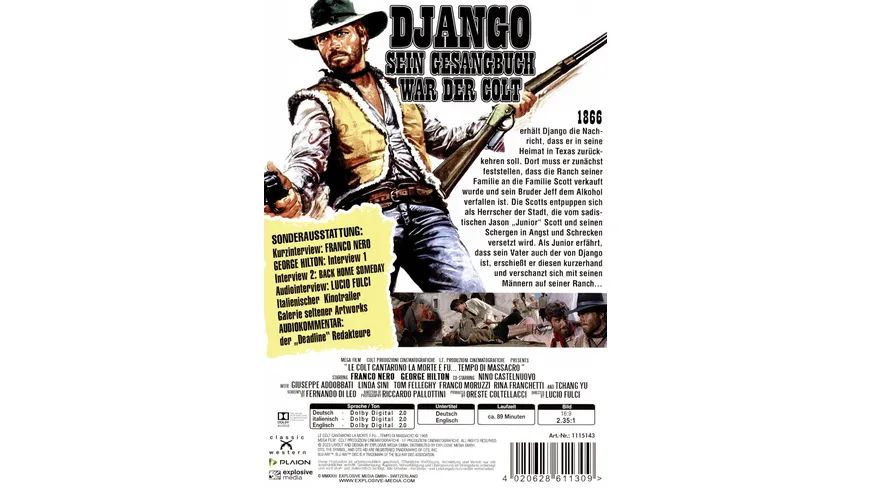 Django - Sein Gesangbuch war der Colt