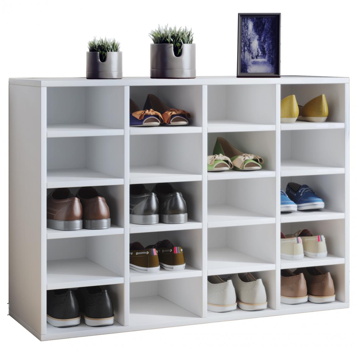 VCM Schuhschrank Hinsol L Weiß