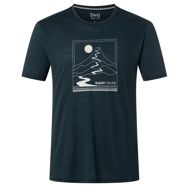 super.natural - Trace Hill Tee - Merinoshirt