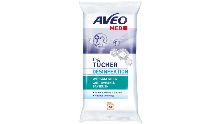 AVEO MED 3in1 Desinfektionstücher