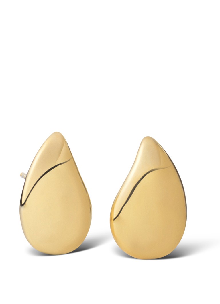 Casa Jewelry Virgola gold-plated stud earrings