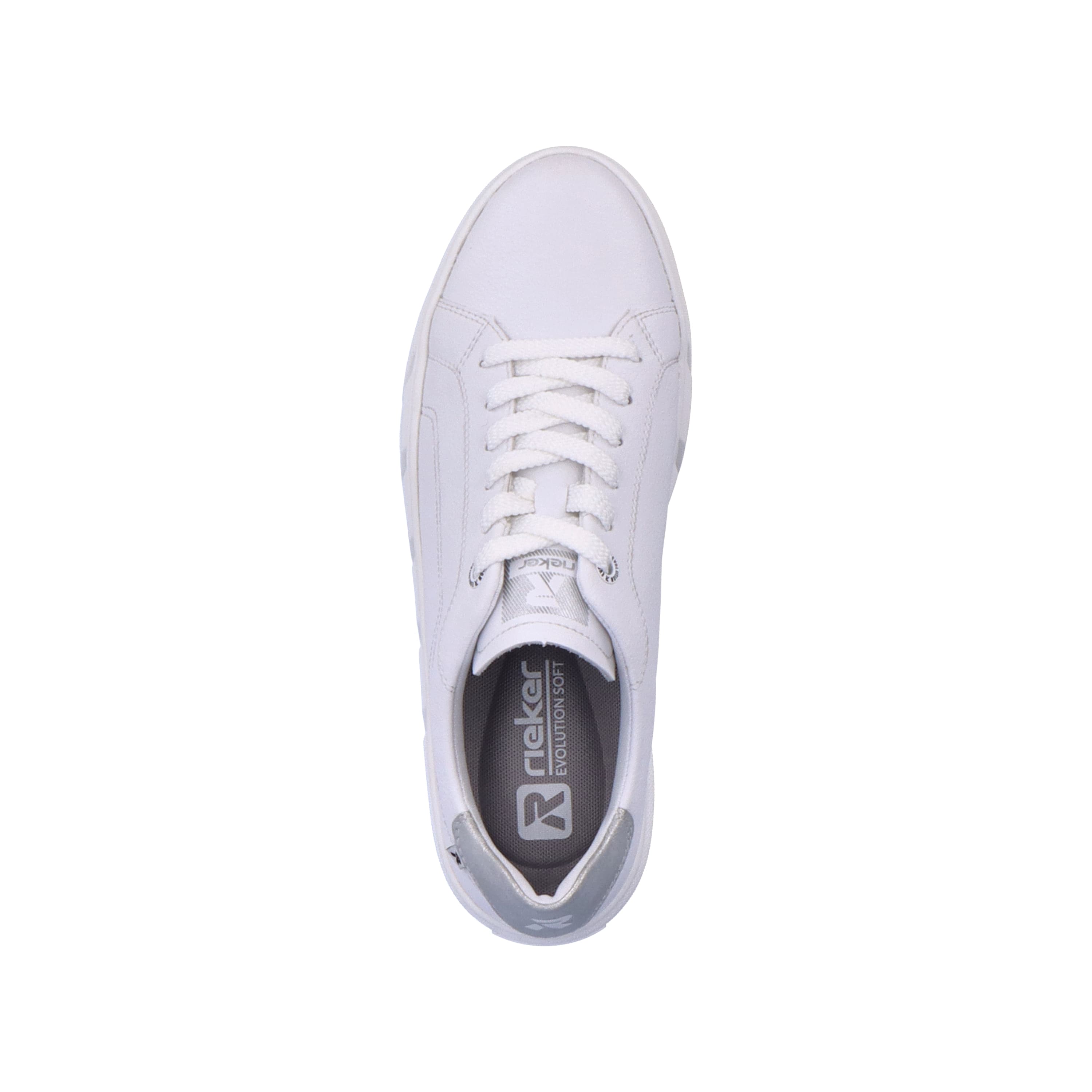 Rieker Damen Sneaker Low crystal white