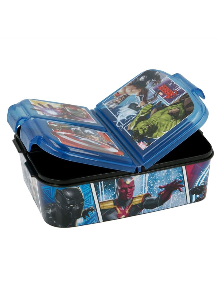 Marvel Brotdose | 3 Fächer | Marvel Avengers | Lunch to Go | Vesper Dose günstig kaufen onesize