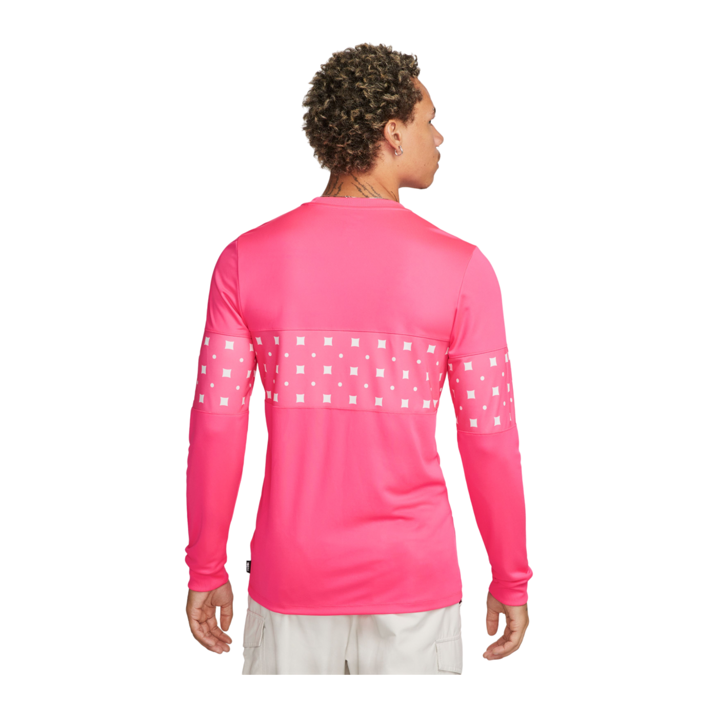 Nike F.C. Libero Trikot langarm Pink Weiss F639