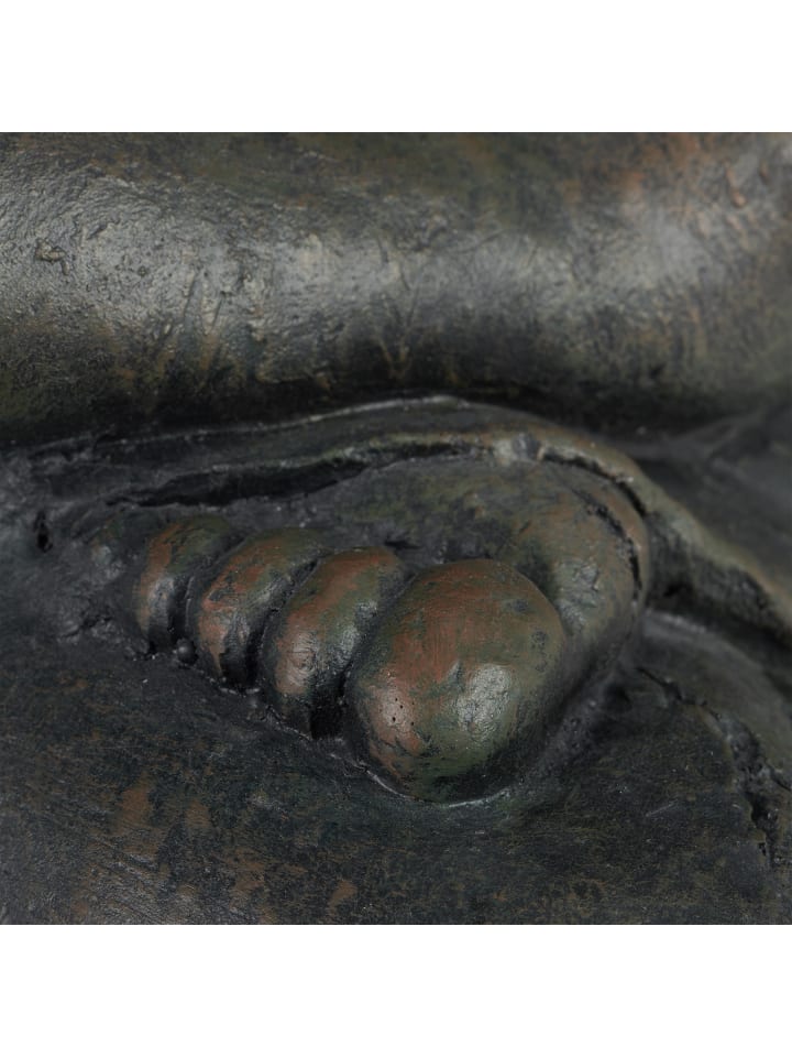 relaxdays Buddha Figur in Dunkelgrau - (H)70 cm günstig kaufen onesize