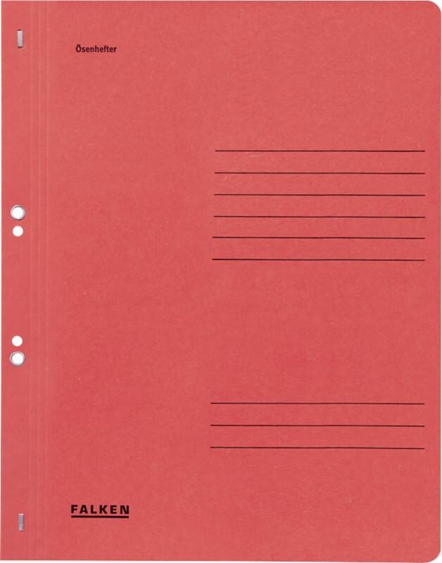 Falken Ösenhefter 80000557001F DIN A4 Manila 24 (B) x 32 (H) cm Rot