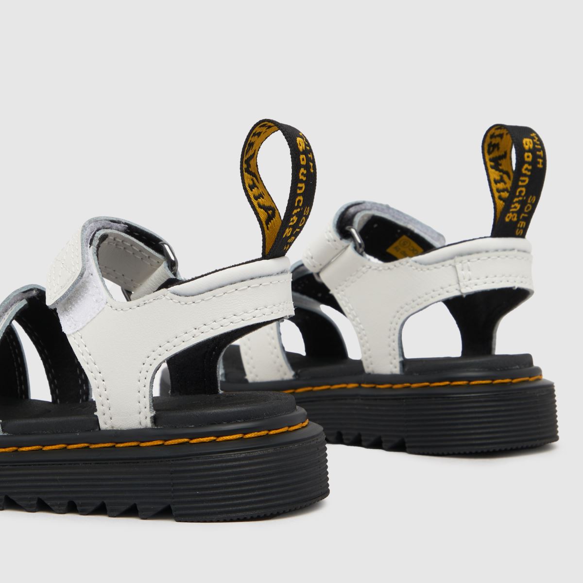 Dr. Martens fehér klaire kisgyermek szandál